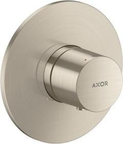 Axor One inbouwthermostaat met safety stop, geborsteld nikkel