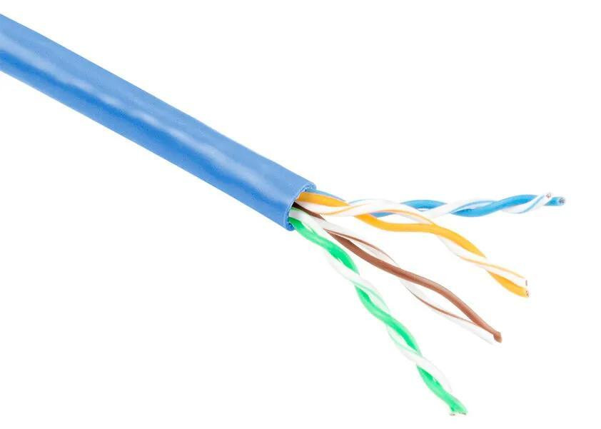 ACT Cat6 netwerkkabel, 100 meter, blauw