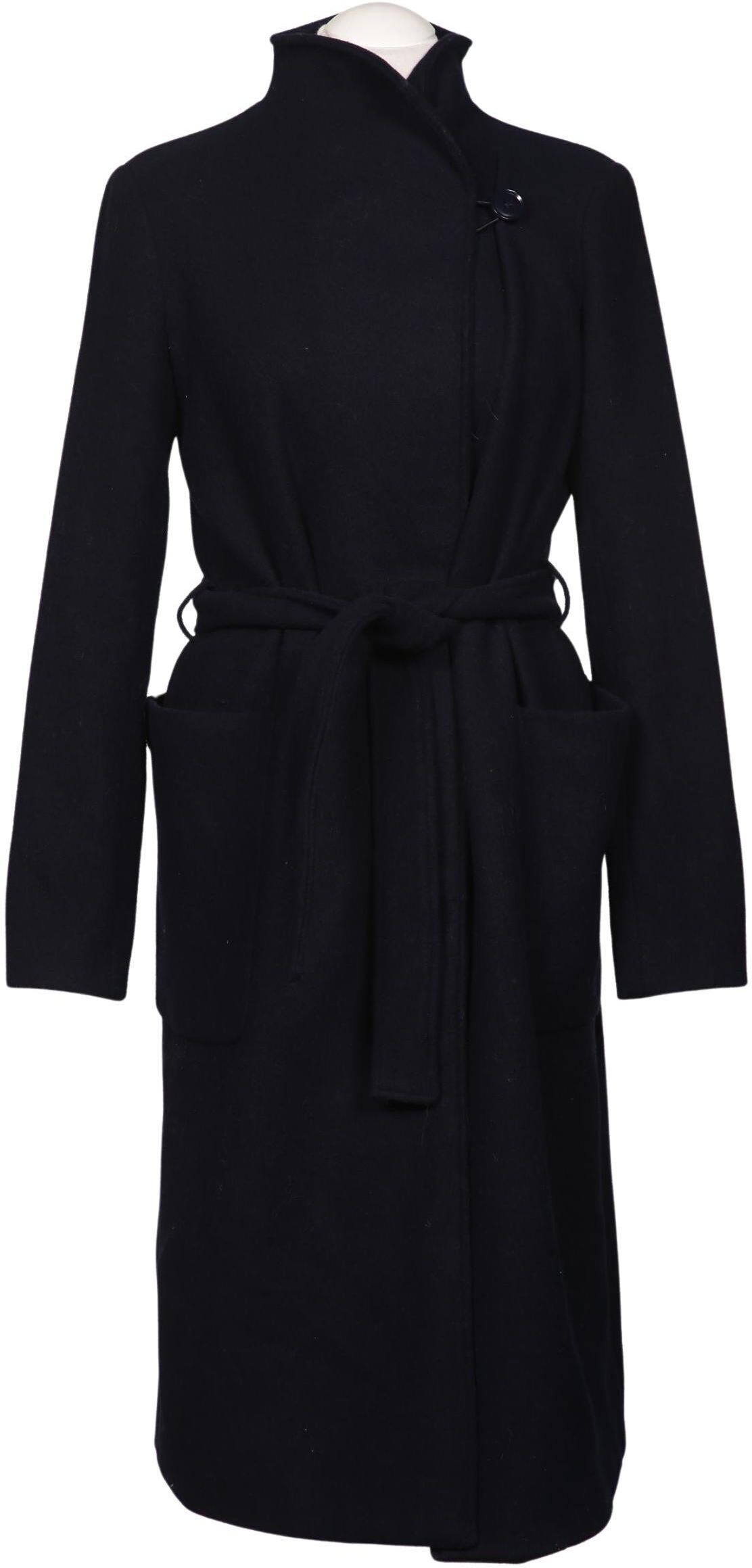 Fashion Union Damen Mantel, Marineblau, Gr. XS (UK 6), kein / Etikett - Second Hand