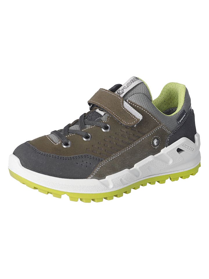 Ricosta Leder-Sneakers "Trailer" in Khaki/ Grau - 40