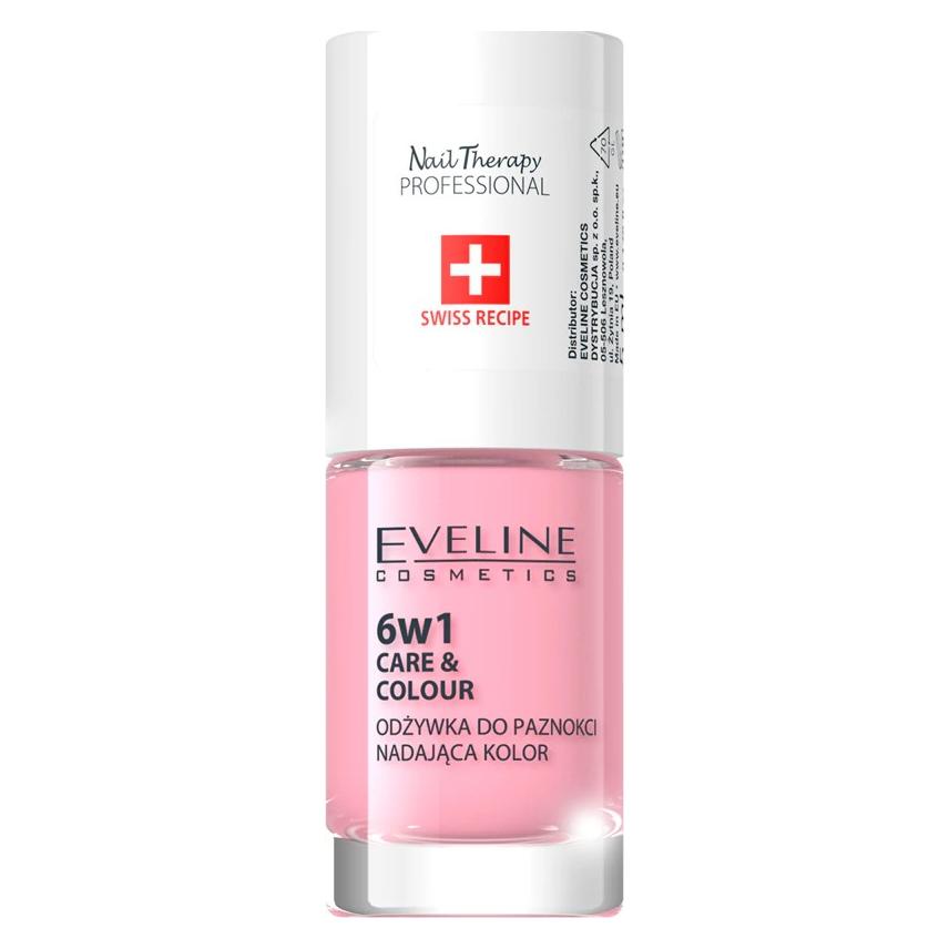 Eveline Nail Therapy Care&Colour 6In1 Conditioner Is A Claw That Gives The Color Rose 5Ml (5 ml) (33080642)