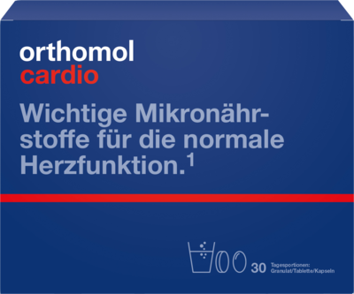 Orthomol pharmazeutische ORTHOMOL Cardio Granulat/Kaps./Tabl.Kombipack. 552 g 05919239