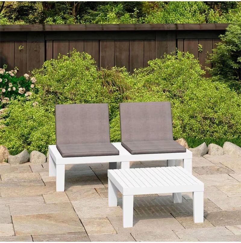 Conjunto De Jardín Progarden Con Mesa Y Sillas Blanco Talla Única Unisex