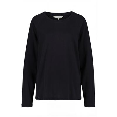 Langarmshirt ALIFE & KICKIN, Damen, Gr. M, schwarz, 100% Baumwolle (Bio), Rundhals, Shirts Langarmshirt