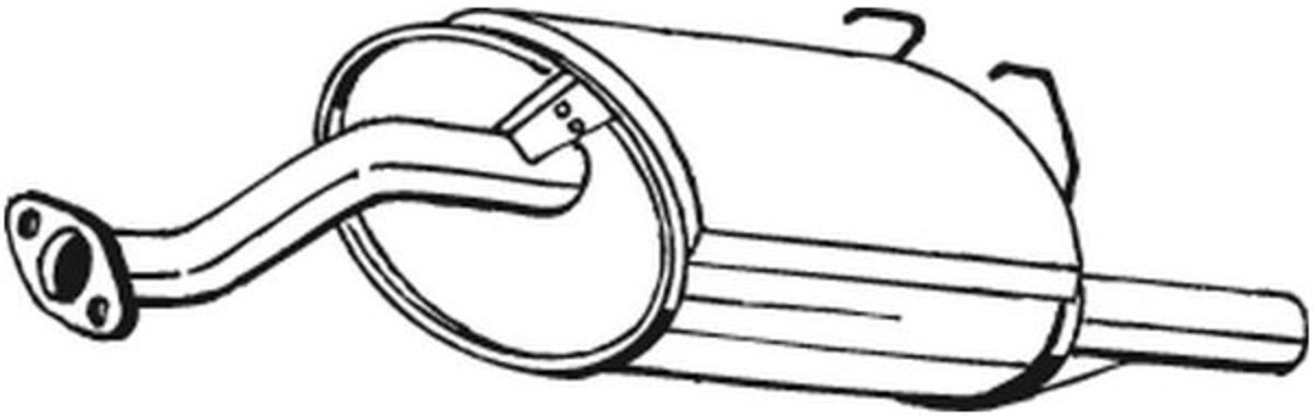 Endschalldämpfer BOSAL 163-729
