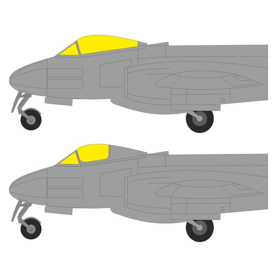 Eduard Meteor F.8 for Revell (JX355)