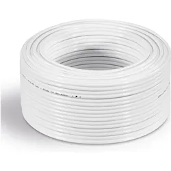 HDgear Lautsprecherkabel OFC (10 m, 2.50 mm2), Lautsprecherkabel, Weiss