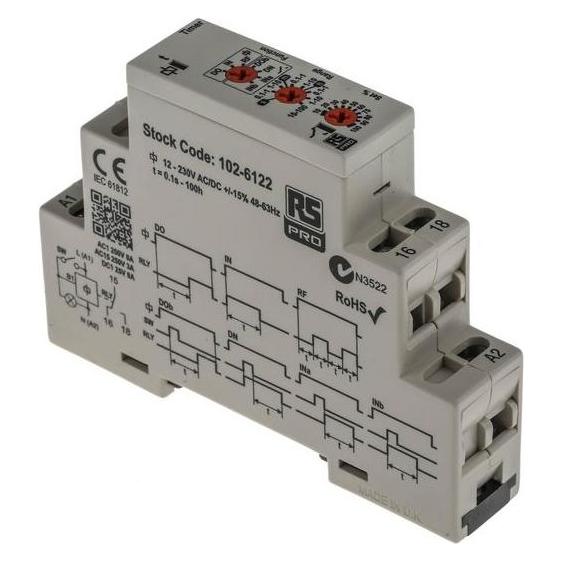 RS PRO Multifunction Timer (1026122)