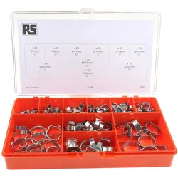 RS PRO, Zubehör Sanitärinstallation, Quetschschellen Set 5-27mm