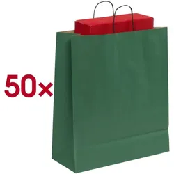 VP 50er-Pack Tragetaschen »Toptwist« 40 x 45 cm grün, 40x45 cm