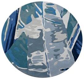 Domani Saunt Hand Tufted Wool Abstract Coastal Area Rug