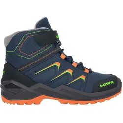 Lowa Kinder Maddox Warm GTX Mid Winterstiefel - 31 - NAVY/ORANGE