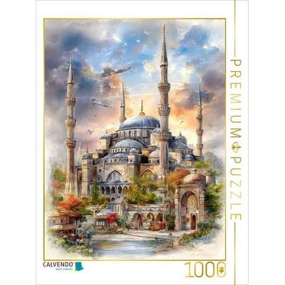 CALVENDO Puzzle Istanbul - Sultan-Ahmed-Moschee | 1000 Teile Lege-Größe 64x48cm Foto-Puzzle für glückliche Stunden, Game von , Calvendo Puzzle