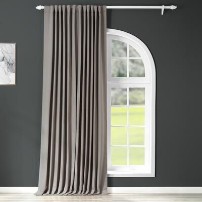 Exclusive Fabrics Extra Wide Room Darkening 108-inch Curtain (1 Panel)