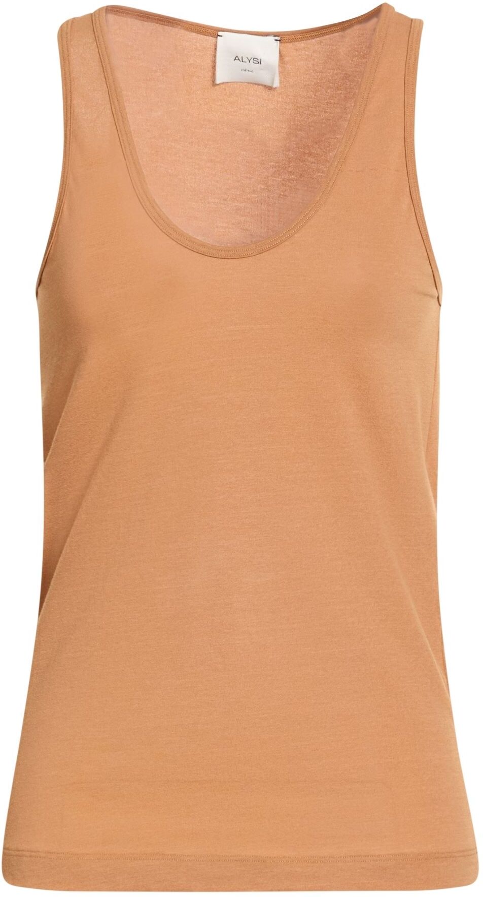 Alysi Camiseta de tirantes Mujer Camel 40 Mujer