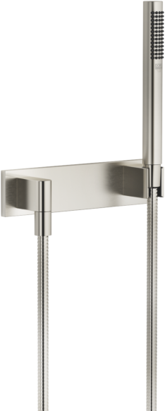 Dornbracht Brausegarnitur 27818980-06 mit Abdeckplatte, platin matt