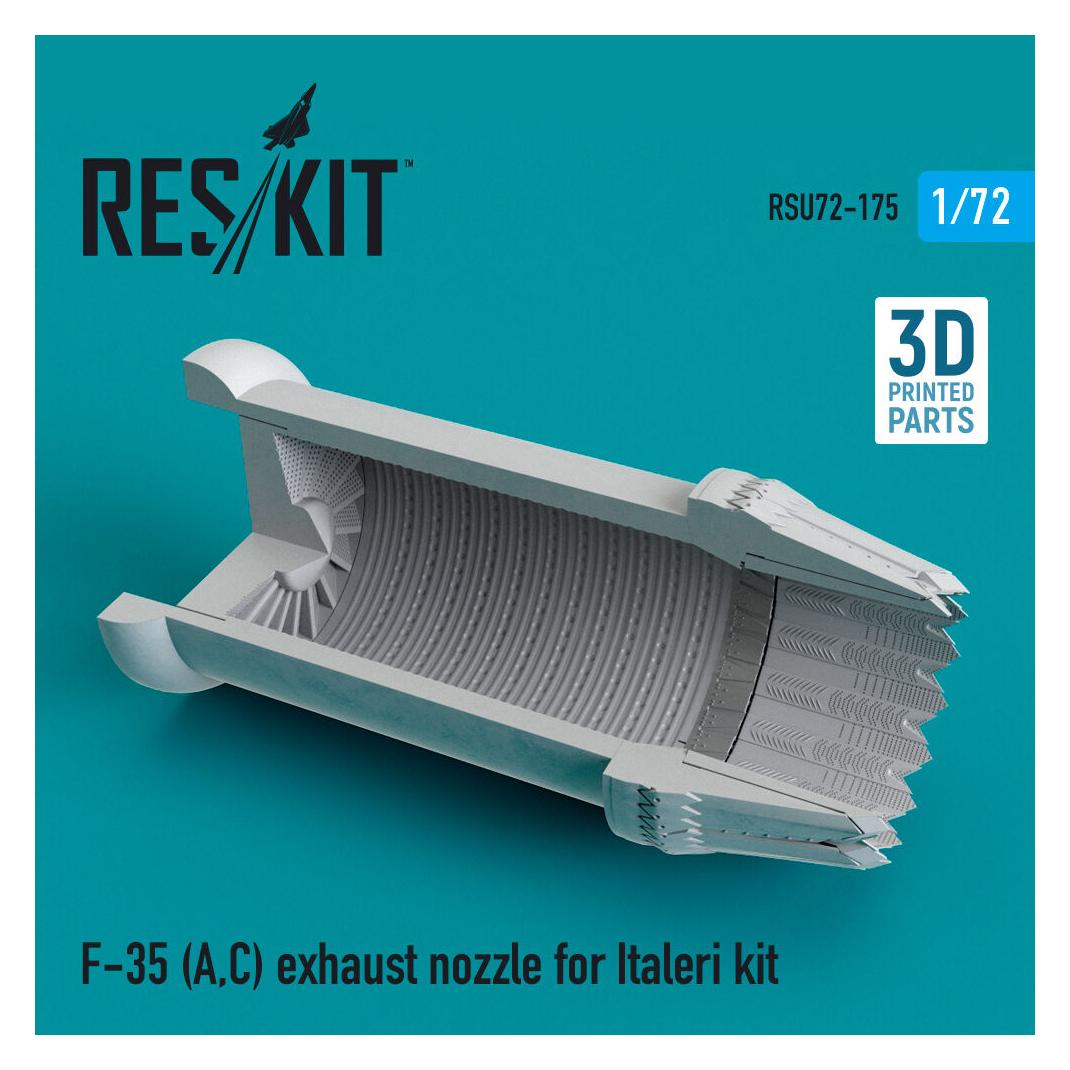 ResKit F-35 (A,C) Lightning II exhaust nozzle for Italeri kit (RSU72-0175)