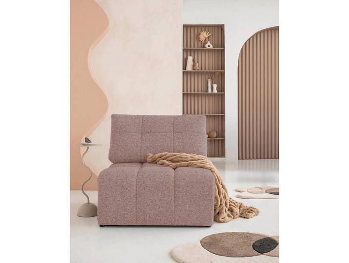 Mid.you Sofaelement, Rot, 96x94x96 cm, Made in EU, Wohnzimmer, Sofas & Couches, Sofas, Modulsofas