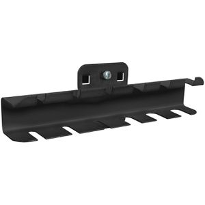 ADB Werkzeughalter 73159, schwarz, für Lochwand, Schraubendreherhalter 6-fach, aus Metall