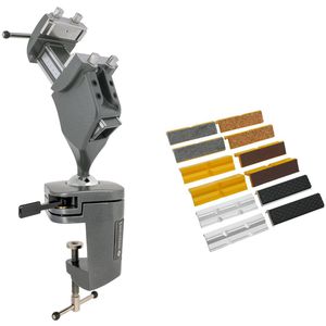 Bernstein Schraubstock 9-290-SET1, Spannfix 4.0, drehbar, Set, 100mm Backenbreite, Tischklemme, Spannweite 100mm