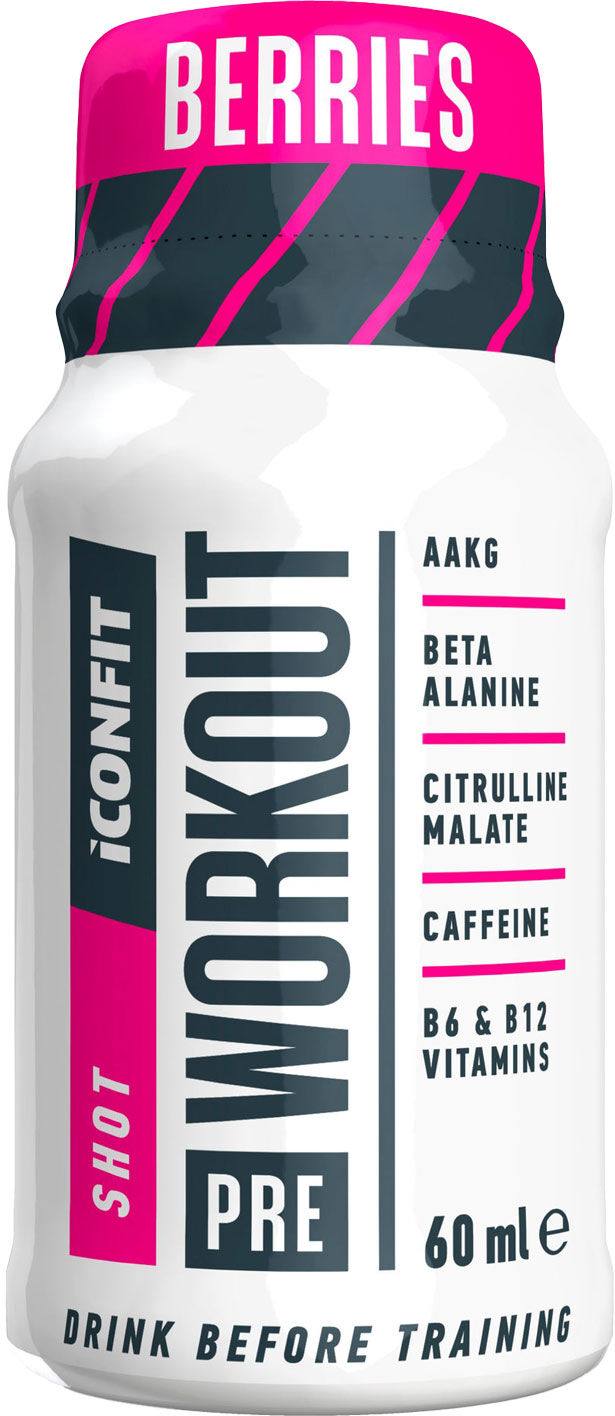ICONFIT Pre-Workout Shot Berries 60ml