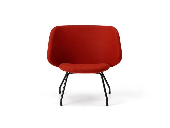 Softline Lounge Sessel Evy orange, Designer busk+hertzog, 81x81x63 cm