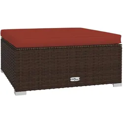vidaXL, Gartenlounge, Mikkel (4x Eckteil + 2x Mittelteil)