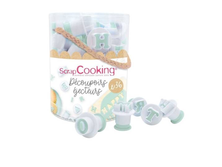 Ausstechform Scrap Cooking weiss Kunststoff B 11.5 cm - Farbe: mehrfarbig