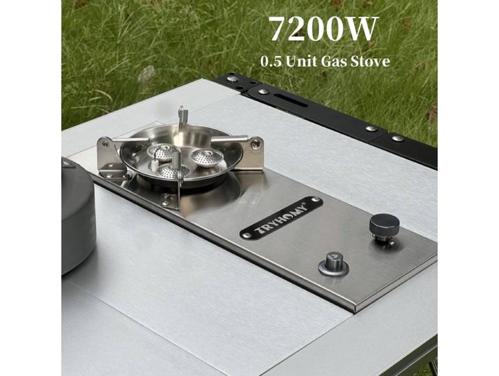 Cuisinière à gaz de Camping Igt 0.5 unité cuisinière 7200W haute puissance IGT brûleur à gaz pliant brasero gril acier inoxydable brûleur cuisinière cuisine