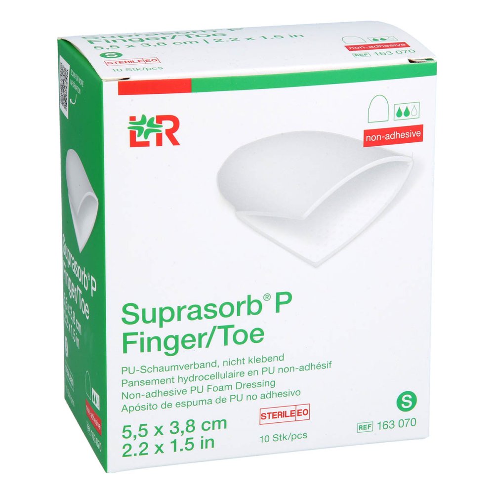 Lohmann & Rauscher GmbH & Co.KG Suprasorb P Finger/toe Pu-schaumverb.steril Größe s 19283940