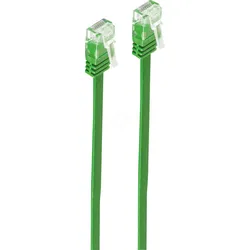 SHVP SP725-SLG - Cat.6 Flachkabel U/UTP, slim,  grün, 15 m