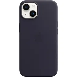 Apple Leather Case with MagSafe (Apple iPhone 14), Smartphone Hülle, Violett