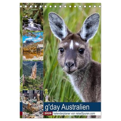g'day Australien 2026 (Tischkalender 2026 DIN A5 hoch), CALVENDO Monatskalender