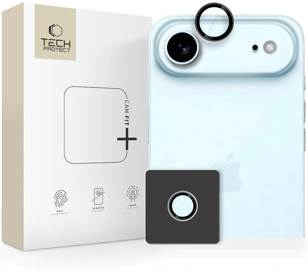 Tech-Protect - iPhone Air - Camring Fit+ Kameralinsebeskyttelse - Sort