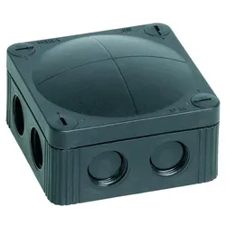 Wiska Kabelabzweigkasten 308/leer/S schwarz IP66