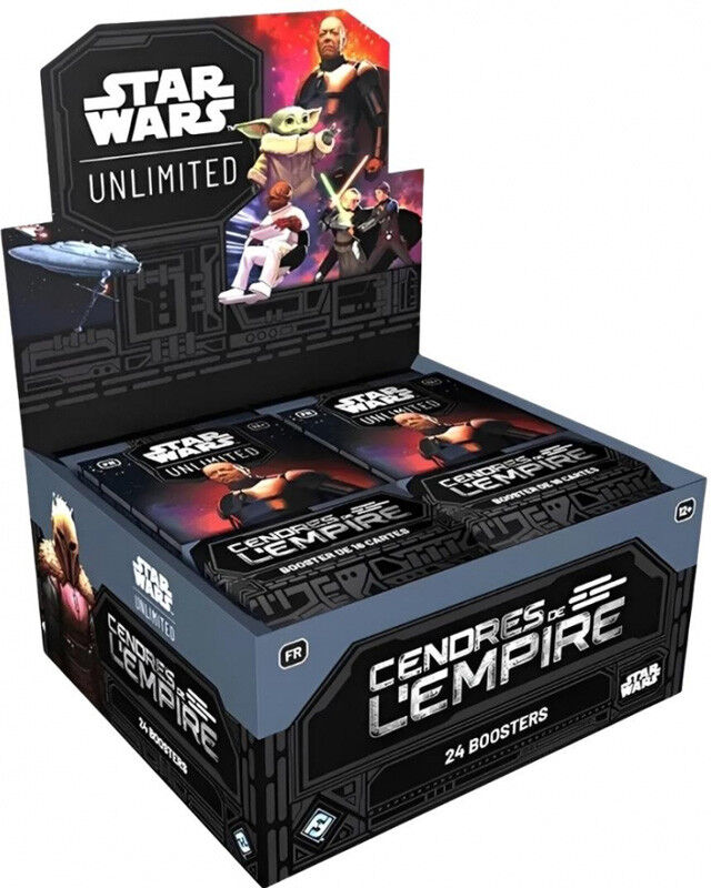 Fantasy Flight Games Star Wars Unlimited : Cendres de l'Empire - Display 24 boosters FR