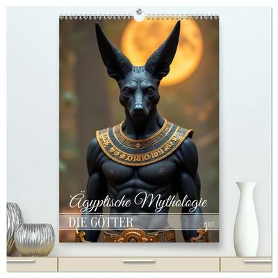 Ägyptische Mythologie - Götter, Helden und Monster (hochwertiger Premium Wandkalender 2027 DIN A2 hoch), Kunstdruck in Hochglanz