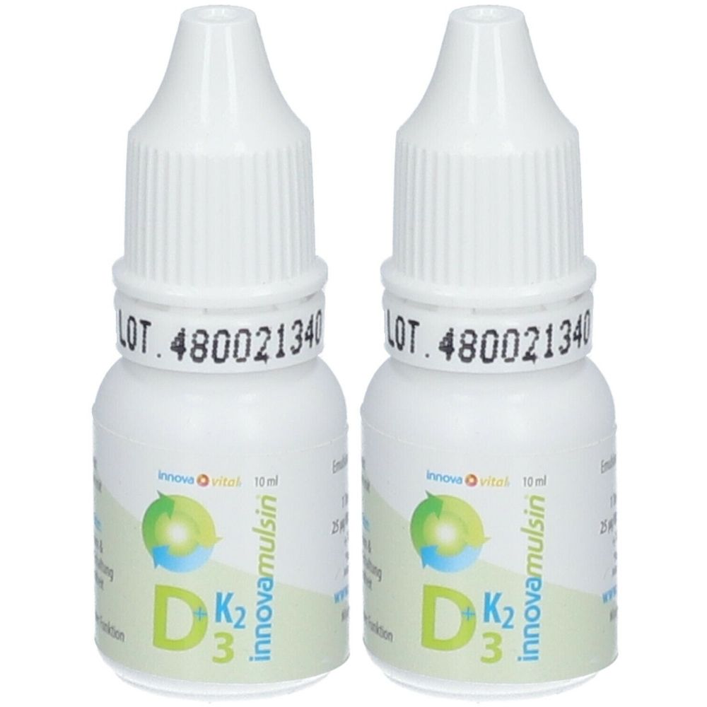Innova Mulsin Vitamin D3+K2 Emulsion 2x 2x10 ml