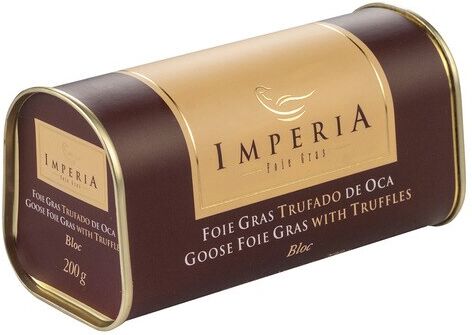 Imperia Foie gras de oca trufado en bloc .