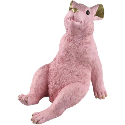 Dekofigur AM DESIGN "Hase "Sternengucker", rosa (rosé), B:0cm H:0cm T:0cm, Polyresin, Dekofiguren, Osterdeko aus Polyresin, in rosé oder weiß