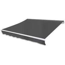 vidaXL Gelenkarmmarkise Handbetrieben 300 cm Anthrazit