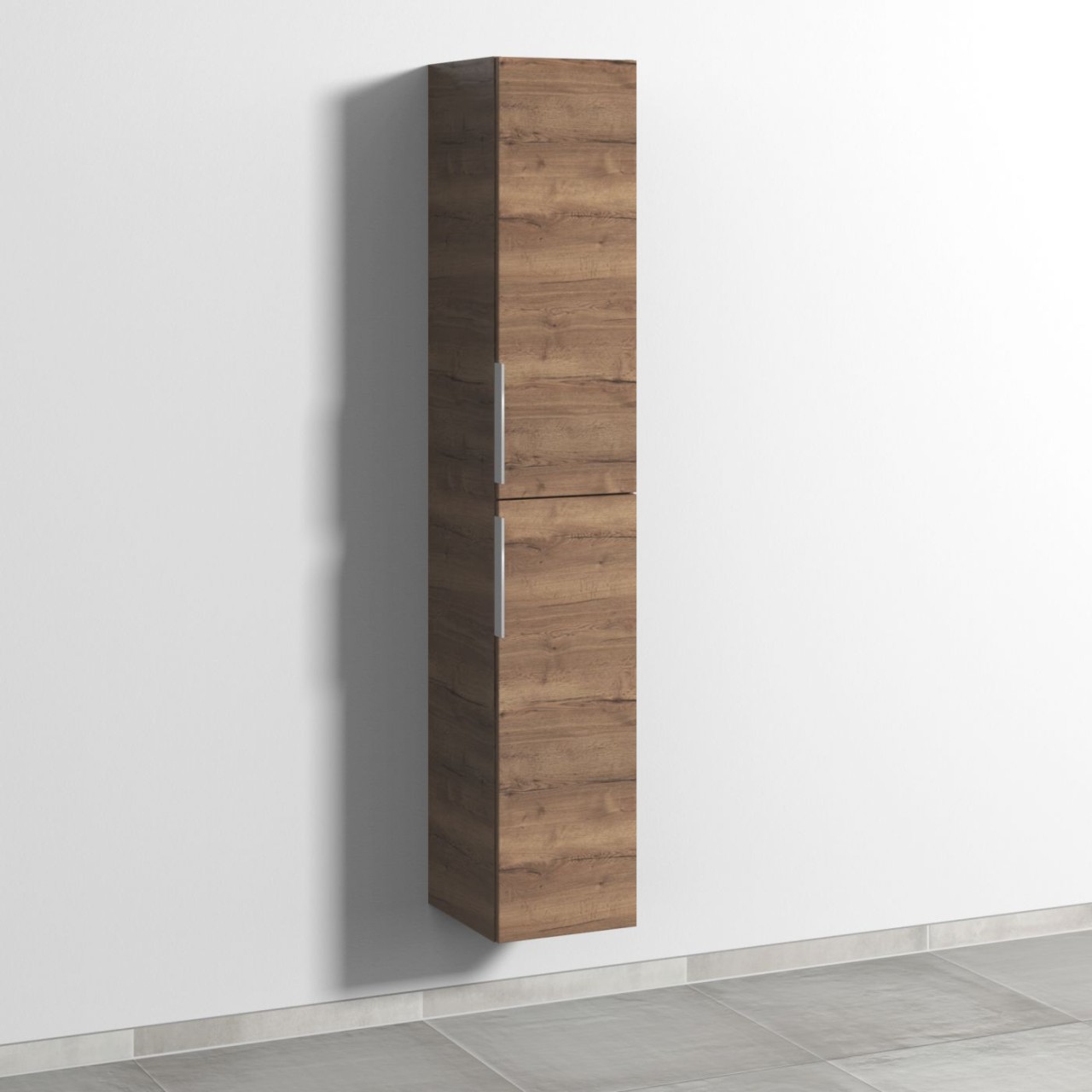 Sanipa 3way Hochschrank mit 2 Türen, Eiche-Tabak UM09150