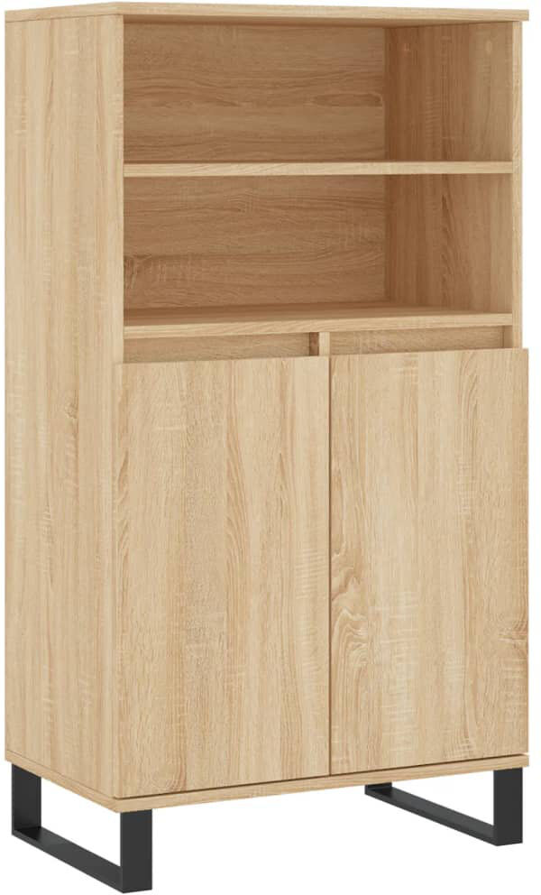 17 Stories Mithra 60 cm W Highboard Sonoma Oak 110cm H X 60cm W X 36cm D