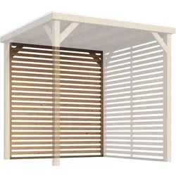 Karibu Lamellenwand für Pavillon Cubeco