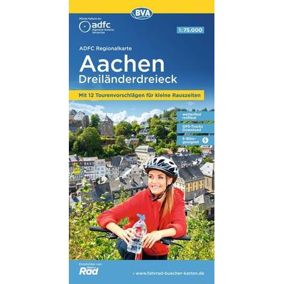 BVA ADFC Regionalkarte Aachen Dreiländereck 1:75.000, Sonstige von , KOMPASS Freytag & Berndt, 978-3-96990-177-9