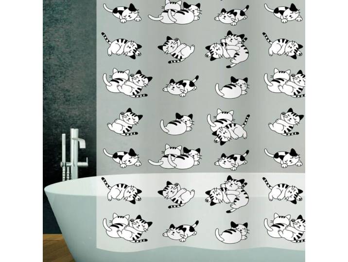 diaqua Duschvorhang Cat Peva im Katzen-Design