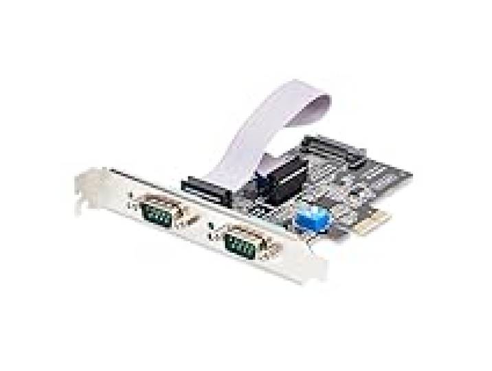StarTech Carte PCIe 2 Ports RS232/422/485 DB9 (2S232422485-PC-CARD)