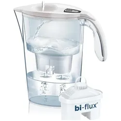 Laica STREAM WEISS +1 Filterkartusche (1x), Wasserfilterkanne, Transparent, Weiss