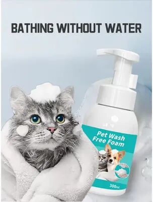 Happy Pet Pantry Fresh Paws Waterless Pet Shampoo Foam No Rinse Dry Shampoo For Dogs & Cats Odor Remover Fresh Paws Waterless Pet Shampoo Foam No Rinse Dry Shampoo For Dogs & Cats Odor Remover