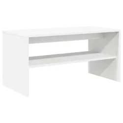 Helloshop26 - Moderner TV-Ständer/funktionaler Couchtisch 60 x 40 x 40 cm weißes Holzwerkstoff